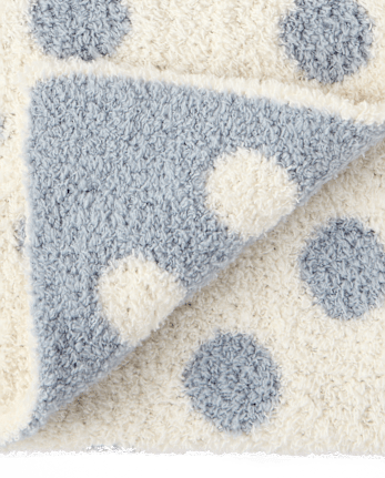 Baby Polka Dot Chenille Cozy Blanket