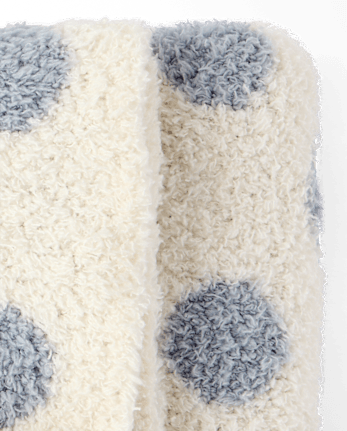 Baby Polka Dot Chenille Cozy Blanket