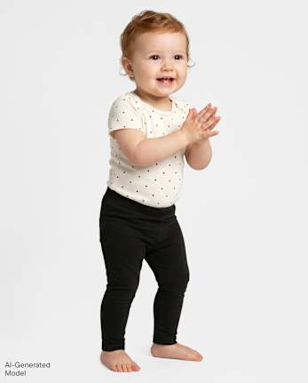 Ensemble de vêtements de jeu 3 pièces pour bébé fille avec nœud en dentelle - MARSHMALLOW