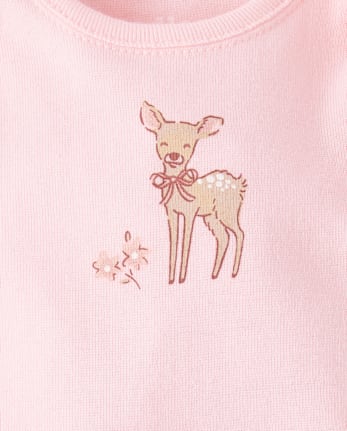 Baby Girls Deer 3-Piece Outfit Set