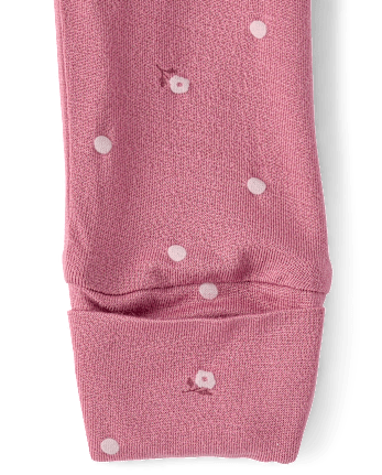 Lot de 2 pyjamas fleuris pour bébé fille - Ultra doux