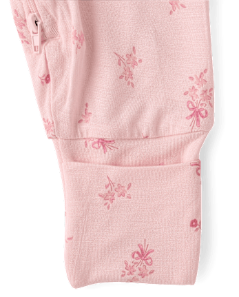 Lot de 2 pyjamas fleuris pour bébé fille - Ultra doux