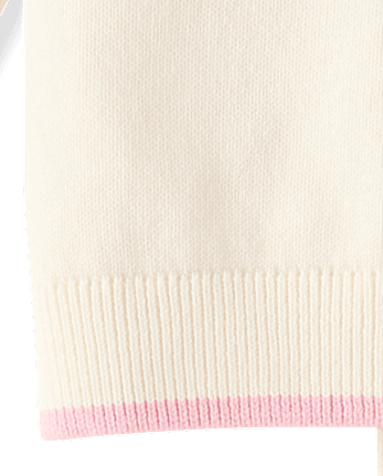 Baby Girls Embroidered Bow 2-Piece Outfit Set