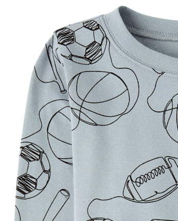 Boys Sports Snug Fit Cotton PajamasÂ