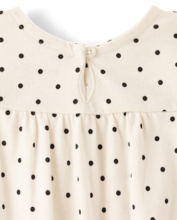 Baby Girls Polka Dot Romper