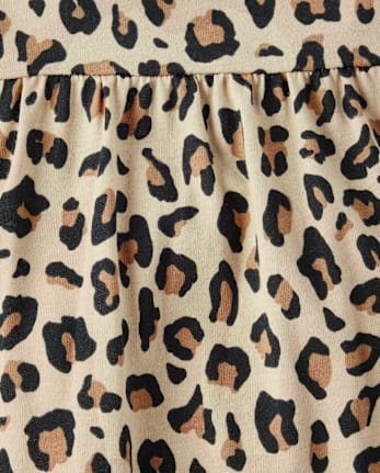 Baby Girls Leopard Romper