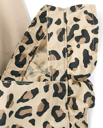 Baby Girls Leopard Skirtall 2-Piece Outfit Set