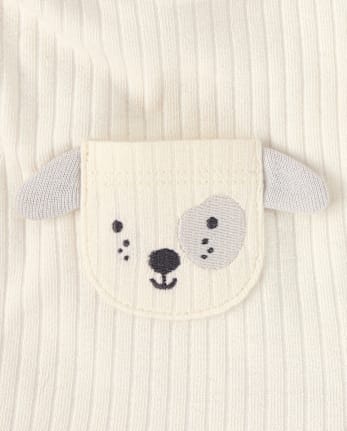 Baby Embroidered Dog Bib 3-Pack