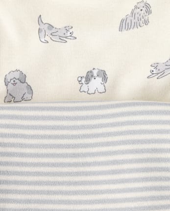 Baby Embroidered Dog Bib 3-Pack