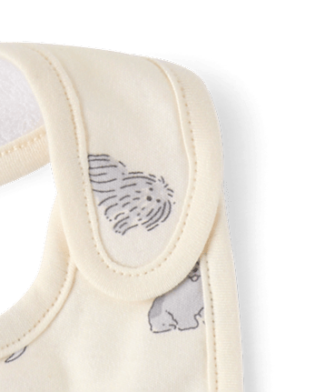 Baby Embroidered Dog Bib 3-Pack