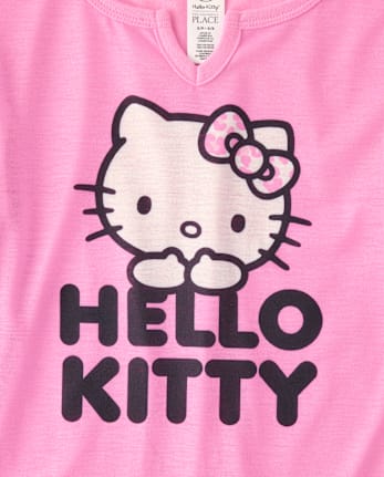 Girls Hello Kitty® Leopard 3-Piece Pajama Set