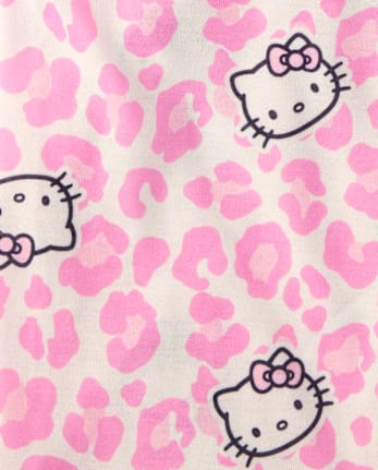 Girls Hello Kitty® Leopard 3-Piece Pajama Set