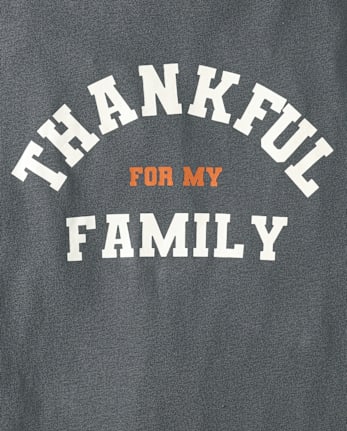 Adult Matching Family Thankful Cotton And Dream Fleece Pajamas