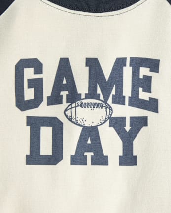 Boys Game Day Football Snug Fit Cotton Pajamas