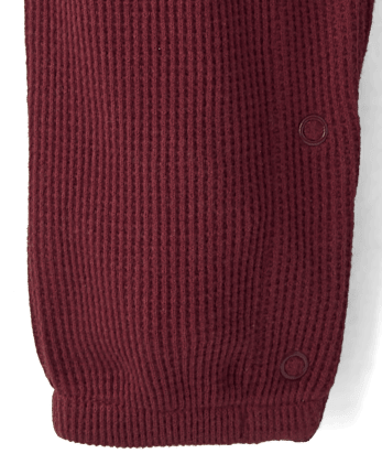 Baby Boys Thermal Henley Romper