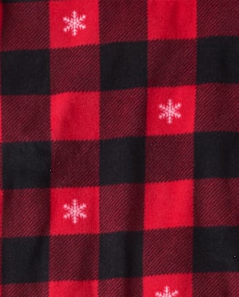 Adult Matching Family Buffalo Plaid Dream Fleece Pajamas