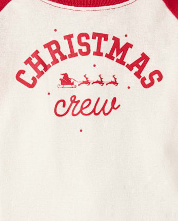 Baby And Toddler Matching Family Christmas Crew Cotton And Dream Fleece Pajamas