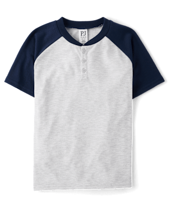 Boys Henley Pajama Top