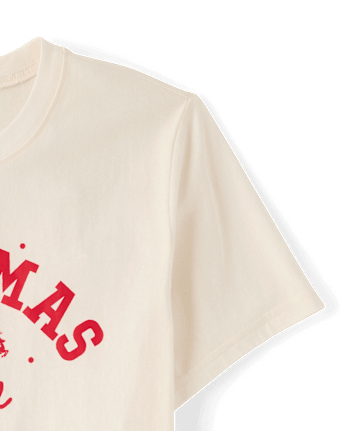 Mens Matching Family Christmas Crew Pajama Top