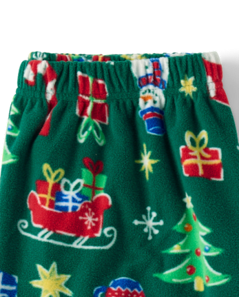 Adult Matching Family Christmas Icon Dream Fleece Pajama Pants