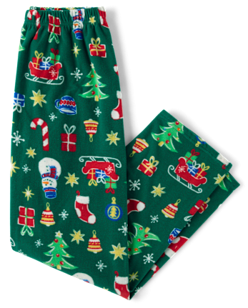 Adult Matching Family Christmas Icon Dream Fleece Pajama Pants