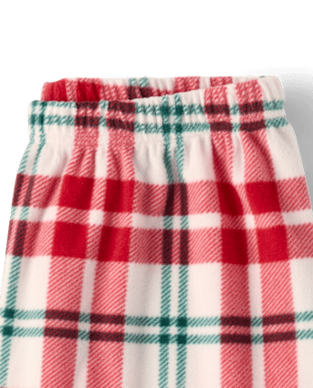 Adult Matching Family Plaid Dream Fleece Pajama Pants