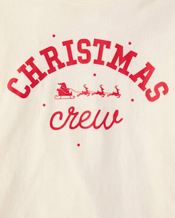 Womens Matching Family Christmas Crew Pajama Top