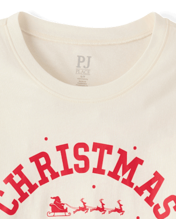 Womens Matching Family Christmas Crew Pajama Top