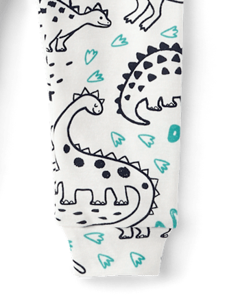 Pyjama en coton ajusté à motif dinosaure pour bébés et tout-petits - SIMPLYWHT
