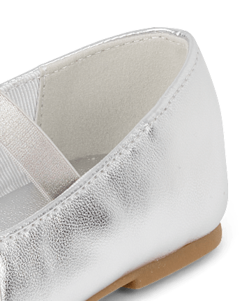 Toddler Girls Pleated Toe Ballet Flats