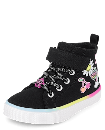 Toddler Girls Doodle High Top Sneakers