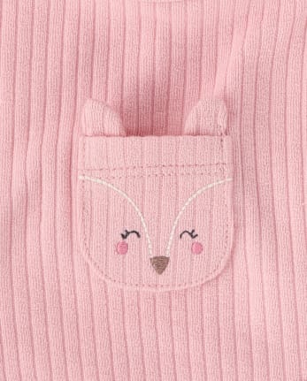 Baby Girls Embroidered Deer Bib 3-Pack