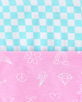 Girls Doodle Bikini Underwear 7-Pack