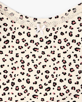 Girls Leopard Cami 2-Pack