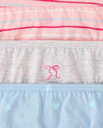 Toddler Girls Bow Brief Underwear 7-Pack