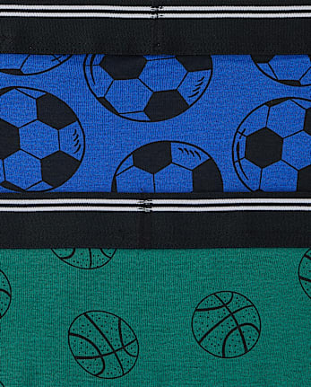 Boys Sport Boxer Brief Underwear 5-Pack