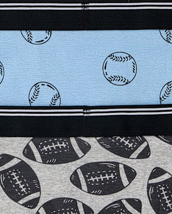 Boys Sport Boxer Brief Underwear 5-Pack