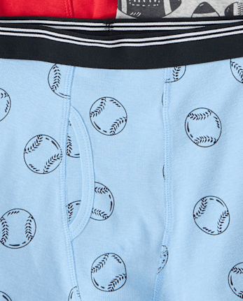Boys Sport Boxer Brief Underwear 5-Pack