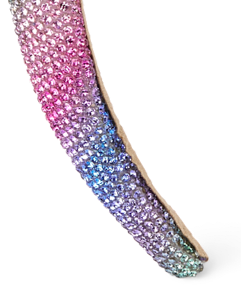 Bandeau bouffant à perles ombrées pour filles
