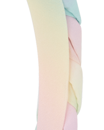 Girls Rainbow Braided Headband