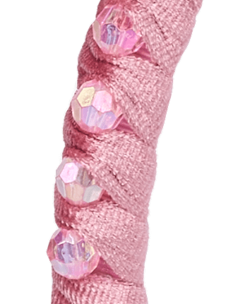 Girls Rhinestone Velour Headband