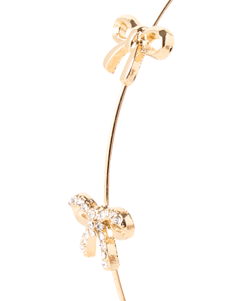 Girls Rhinestone Bow Headband