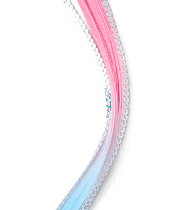 Girls Bow Hair Extension Hair Clip 2-Pack