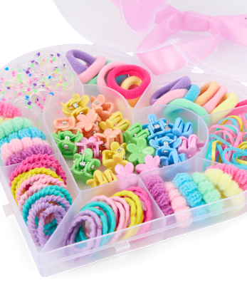 Girls Heart Hair Accessory Set
