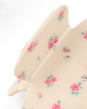 Girls Polka Dot Bow Claw Clip 2-Pack