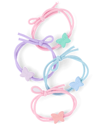 Girls Charm Hair Tie 12-Pack
