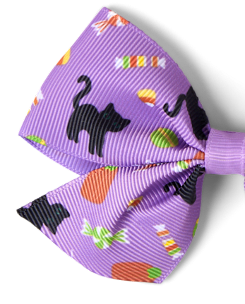 Girls Halloween Shakey Bow Hair Clip 3-Pack