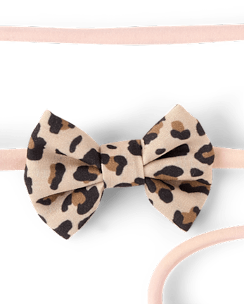 Lot de 6 bandeaux à nœud pour bébés filles