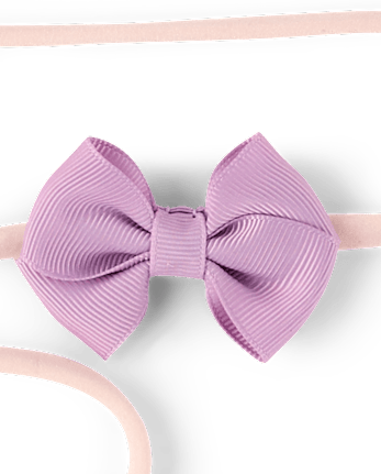 Lot de 6 bandeaux à nœud pour bébés filles