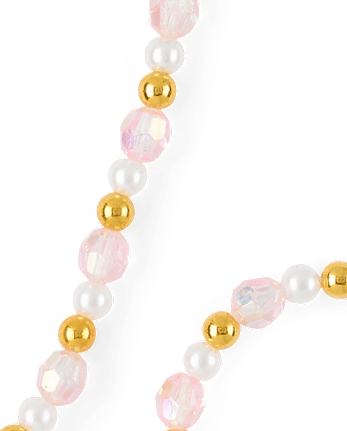 Girls Beaded Butterfly 2-Piece Jewelry Set
